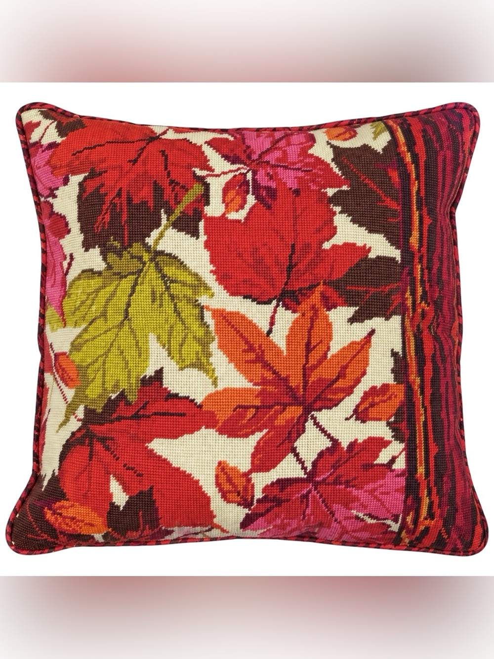 NEW, Anchor Needlepoint Tapestry Kit - Fall Leaves by Martha Negley